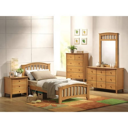 Maple Painted Bed - San Marino Twin Bed, Maple