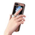 thumbnail image 5 of for Samsung Galaxy Z Flip 7 Case Wallet with Card Holder & Finger Ring, PU Leather Shockproof Protective Cover Flip Kickstand Magnetic Rugged Phone Case for Samsung Galaxy Z Flip 7, Brown, 5 of 10