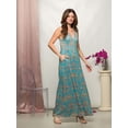 thumbnail image 2 of Womens Abstract Print Maxi Dress, 2 of 5