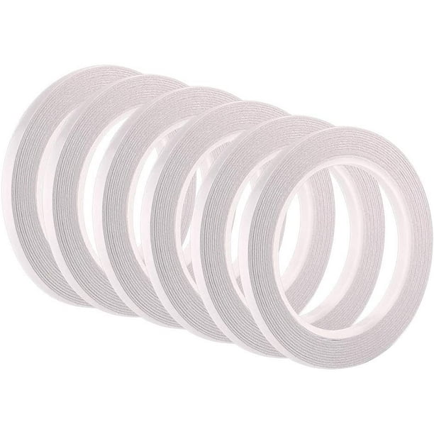6 rolls double sided tape adhesive tape for sewing, crafts, handwork