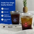 thumbnail image 2 of baomifa-8x10 Printable Vinyl Sticker Paper Waterproof, Removable Self Adhesive Vinyl Sticker Sheets for Inkjet and Laser Printer, 30 Pack, 8R Size, Milky Transparency, 2 of 4