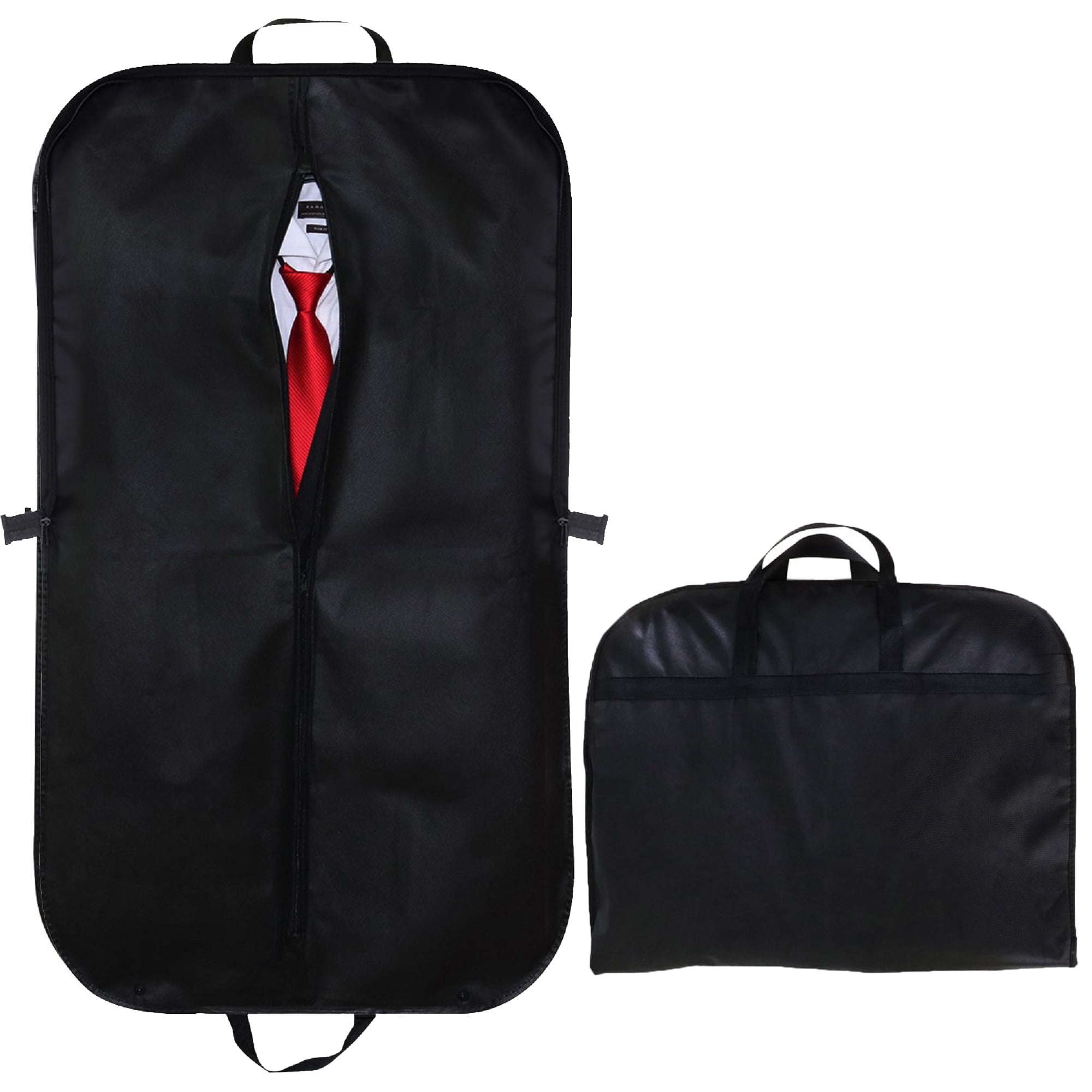 ROMUCHE 40" Black Garment Bags Premium Garment Bag with zipper
