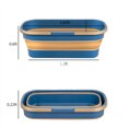 thumbnail image 4 of Vrorvz Plastic Cleaning Bucket Foldable Portable Multiuse Bucket for Household Car Washing Camping Boating Fishing Storage with Handle and Sturdy Rim BPA Free, 4 of 8