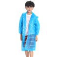 thumbnail image 1 of 1 Pcs Imperméable Transparent pour Enfants Garçons Filles en EVA avec Capuche pour Extérieur, 1 of 10