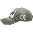 thumbnail image 4 of Olive American Eagle Vintage Distressed Washed Baseball Cap Dad hat, 4 of 5