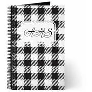 Cafepress Personalized Plaid Bw Journal
