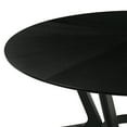 thumbnail image 6 of Santana Round Wood Dining Table in Black Finish, 6 of 7