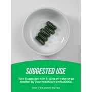 BulkSupplements Chlorella Capsules - Vegan, 3000mg per Serving (150 Capsules - 30 Servings)