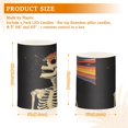 thumbnail image 6 of Yayeee Flameless Candles with Remote Flickering Battery Operated Multi Color Changing, Black Skeleton, 6 of 7