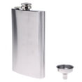 thumbnail image 2 of 2X Whiskey Pocket 10Oz Hip Flask Liquor Alcohol with Stainless Steel Screw Cap, 2 of 4