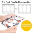 thumbnail image 4 of Yayeee Rocker Switch Wall Plate 1-Gang 4.6"x2.9" Home Decorative Outlet Cover, Blue Snow Houses, 4 of 6