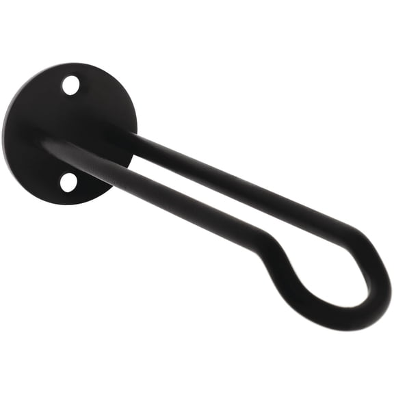 National Hardware N275-520 Wall Base, 1-1/4" 7", Black