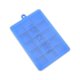 thumbnail image 1 of Moldes para cubitos de hielo ADVEN Home con tapa de silicona reutilizables, cuadrados, para crema, extraíbles, para congelador, para cocina, color azul oscuro, 1 of 7