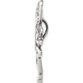 thumbnail image 2 of Sterling Silver Antiqued Fairy Chain Slide (29 X 18) Made In India qc3906, 2 of 5