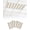 Beige White Cream2, variant on 1 Pack Fluorescent Light Cover for Ceiling Lights, Aqua Striped Magnetic Classroom Light Filters 4x2 Feet, Modern Thin Line Vertical Stripes Decorative Ceiling Shade Panel for Office