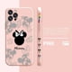 thumbnail image 3 of Case For iPhone 14 13 12 11 Pro XS Max Mini X XR 7 8 6 6S Plus Colour Simple Liquid Silicone Case Anime Cute Mickey Minnie Mouse, 3 of 5