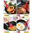 thumbnail image 3 of Espátula de cocina Bundlepro de silicona resistente al calor, juego de 2, 3 of 6