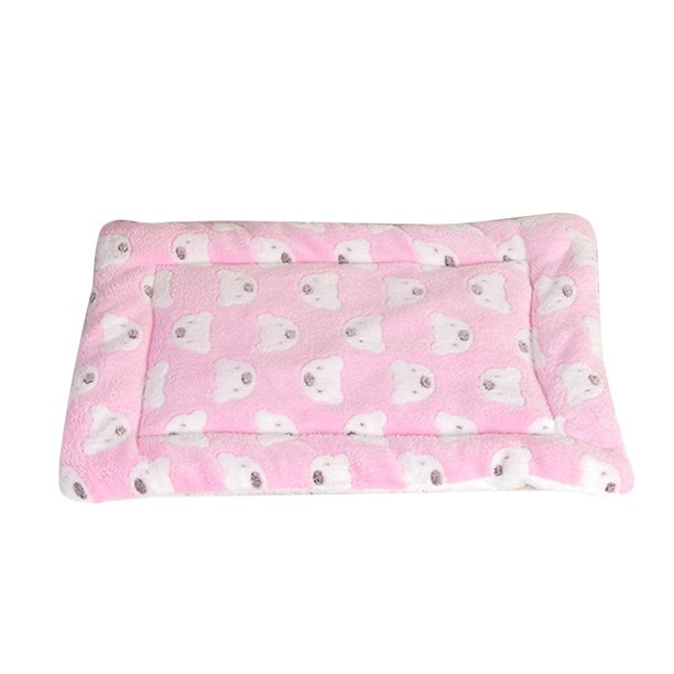 Colchoneta para Mascotas, Cama de Franela Espesa Otoño Invierno para Gatos y Perros, Lavable a Máquina