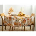 thumbnail image 2 of Fall Thanksgiving Tablecloth Tabletop Collection for Kitchen Dining Decoration Parties Harvest, Fall Leaves, Tablecloth, 60" Round, 2 of 6