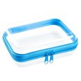 thumbnail image 2 of KGJQ Clear Zipper Storage Bag, Durable Hard Shell Portable Case, Portable Dustproof Container, for Headphones Pills And Gadgets, 2 of 8