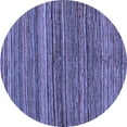 thumbnail image 1 of Ahgly Company Indoor Round Abstract Blue Modern Area Rugs, 6' Round, 1 of 4