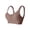 Grey, variant on QASIEATN Women's Fashion Comfortable Wireless Bras Solid Color Soft Cup Bralettes Womens Underwear Everyday Bras for Women