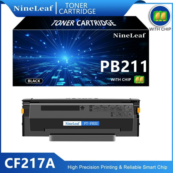NineLeaf PB211 PB-211E PB211EV Compatible PB-211 Black Toner Cartridge Replacement for Pantum P2500W P2200 M6500NW M6550NW M6600NW P2500 M6500N M6550N M6600N Printers, 1600 Pages, 1PC