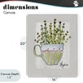 thumbnail image 4 of Stupell Industries Farmhouse Thyme Herb Mug Canvas Art, 16 x 20, by Livi Finn, 4 of 8