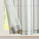 thumbnail image 4 of Cortina Jinchan de lino rayado para cocina, 76 x 76 cm, 2 paneles, 4 of 8