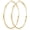 Gold-40MM, variant on Sterling Silver Hoop Earrings Large Silver Hoop Earrings for Women Lightweight Big Hoops Earring Hypoallergenic Thin Hoops Earring for Women 30/40/50/60/65/70MM