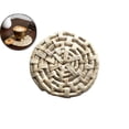 thumbnail image 1 of Woven Coasters – 5.9x5.9in Rustic Heat-Resistant Table Mats for Mugs, Pots & Plants – Eco-Friendly, Rattan-Style Coasters for Home, Parties & Weddings, 1 of 6