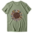 thumbnail image 5 of IROINNID Womens Round- Neck Christmas Printing Recreational Short Sleeve Tops, 5 of 5
