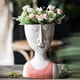 thumbnail image 4 of Jardinera de cabeza de interior al aire libre, de resina, , jarrón de , , estatua, , , hogar, jardín, Mujer Macarena maceta suculenta, 4 of 8