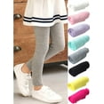 thumbnail image 5 of GYRATEDREAM 3-9Y Kids Girls Footless Leggings Ankle Length Toddler Thin Solid Tight Stretch Skinny Legging, 5 of 6