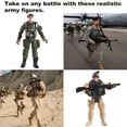 thumbnail image 5 of US Army Men and SWAT Team Toy Soldiers Action Figures with Military Weapons Accessories for Kids Boys Girls,12Pcs, 5 of 5