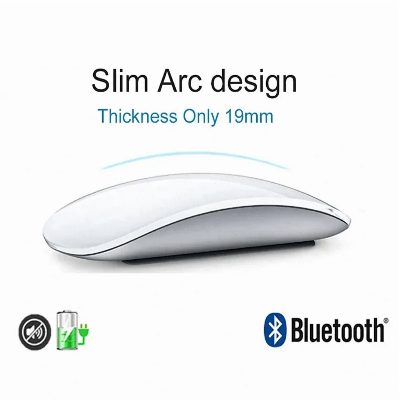 Wireless Mouse Bluetooth Multi Touch Surface Controls  Gesture  Rechargeable  Optical Computer Mouse for Tablets IPad Notebooks