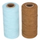 thumbnail image 4 of Hilo de algodón, 2 rollos Accesorio para tejer de algodón puro Urdimbre de tejido diseñada para precisión, 4 of 12