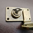 thumbnail image 4 of Vintage Metal Suitcase Buckle Box with Toggle Closure for Antique Trunks, 4 of 8