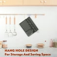 thumbnail image 5 of 2-in-1 Silicone Spoon Rest with Hang Hole, Heat-Resistant Utensil Holder for Stove, Countertop, Kitchen Organizer Gray 10.2x8'', 5 of 7