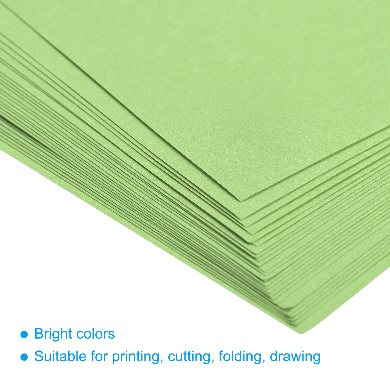 Uxcell Colored Copy Paper for Office Printing, Invitations, Forms, Art Projects Light Green