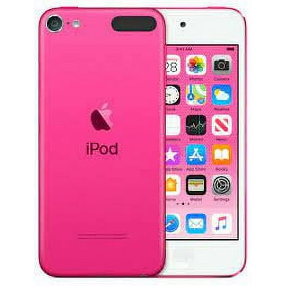 Pre-Owned 6th Generation 128GB iPod Touch Hot Pink FREE Black Hardshell Case + 1 YR CPS Warranty