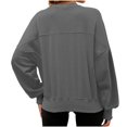 thumbnail image 2 of Patlollav Womens Fall Oversized Sweatshirts Crewneck Fleece Casual Pullover Sweaters Outfits, 2 of 6