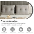 thumbnail image 7 of Lovote Velvet Headboard Pillow 23.6" x 39.4" Gary - Bed Rest Reading Pillow, Long Backrest Cushion for Sofa, Daybed, Tatami, Bay Window, 7 of 7
