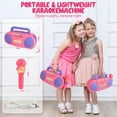 thumbnail image 5 of UUSUOO Microphone for Kids Age 2-3 Girls,Karaoke Microphone for Kids Girls,Christmas Birthday Gift for Toddler Girls 3 4 5 6 7 Year Old Kids Toys, 5 of 8