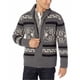 thumbnail image 5 of Chaqueta tipo cárdigan informal de manga larga con solapa para hombre, suéter de jacquard ajustado, para otoño e invierno, 5 of 5