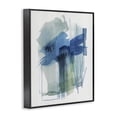 thumbnail image 3 of Stupell Industries Contemporary Blue Scribbles Black Framed Giclee Art, 24 x 30, by Grace Popp, 3 of 7