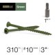 thumbnail image 2 of Tornillos de cubierta Deck Plus #10 x 3, autoperforantes, verdes, 2,27 kg, 2 of 9