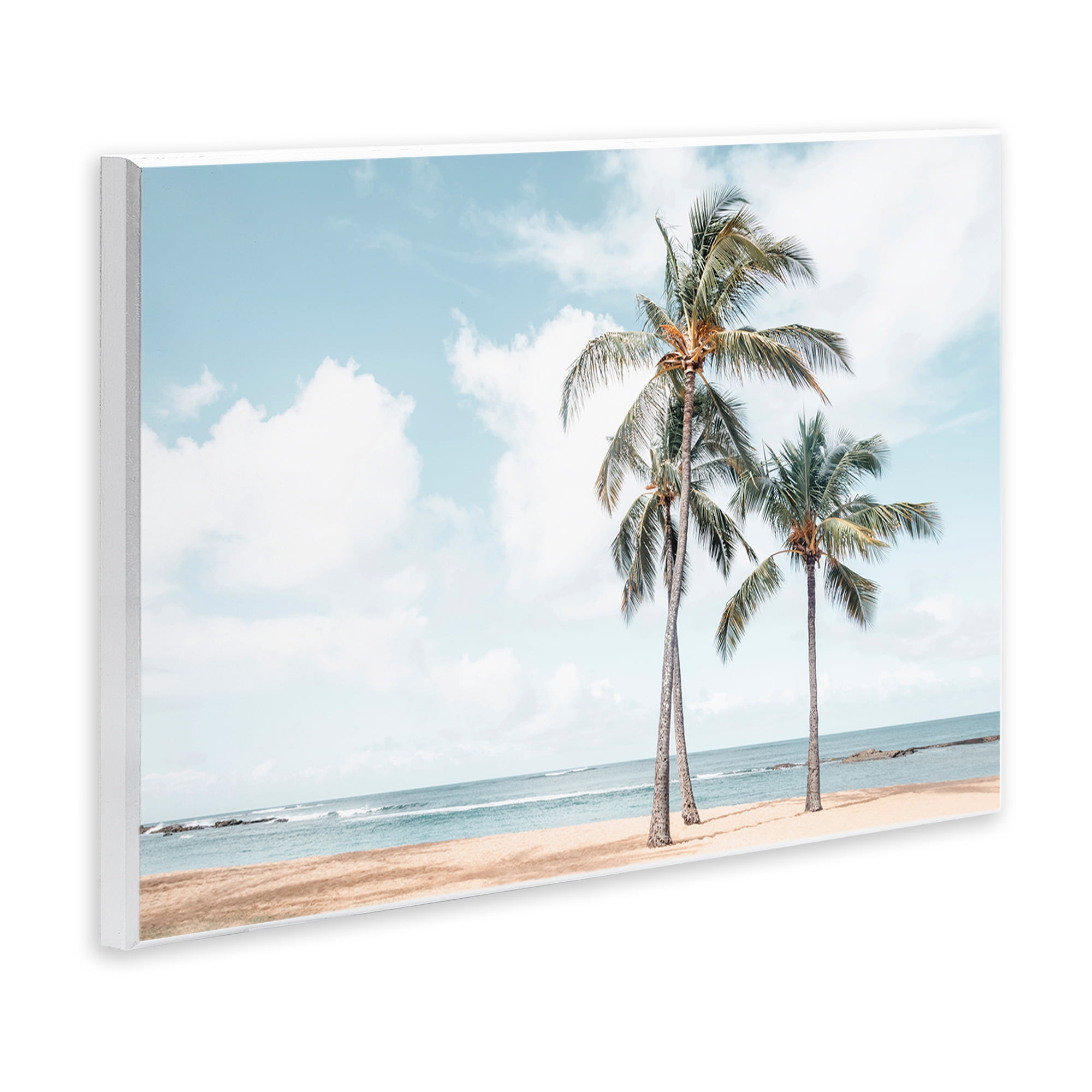 Stupell Industries Windy Tropical Scene Nautical & Beach Painting Unframed Art Print Wall Art, 15 x 10