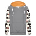 thumbnail image 3 of Jinhomg Mens Fleece Lined Hoodies Vintage Western Cowboy Sweatshirts Casual Comfy Long Sleeve Country Graphic Pullover Tops with Pocket Gray S, 3 of 5