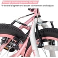 thumbnail image 4 of Hiland 20 inch Kids Mountain Bike for Girls Boys with Dual Handbrakes Kickstand, Pink, 4 of 7